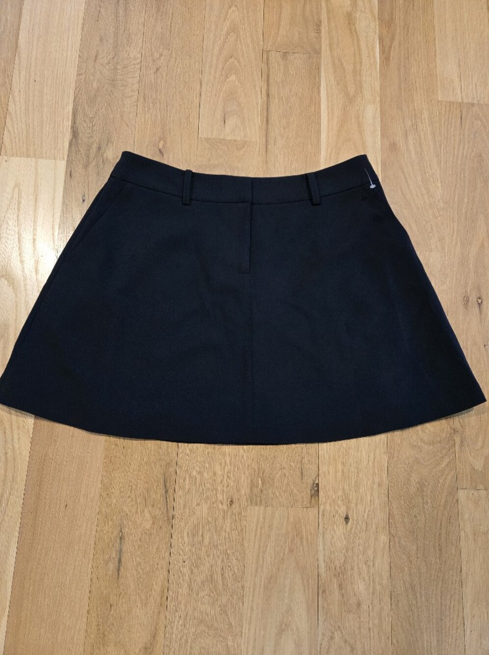 French Connection Black A-Line Mini Skirt Sz 10 NWOT